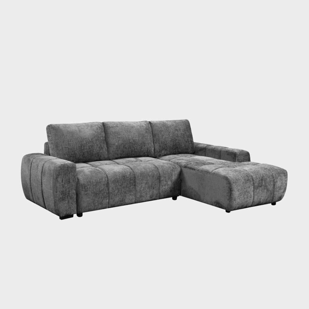 Lora Sofa Bed Graphite Right Hand Facing Corner – Pay Weekly Sofas