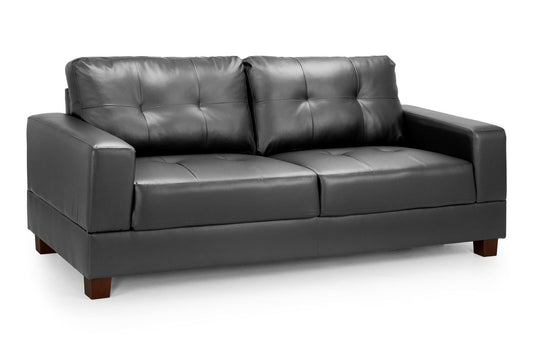 Jerry Sofa Black 3 Seater