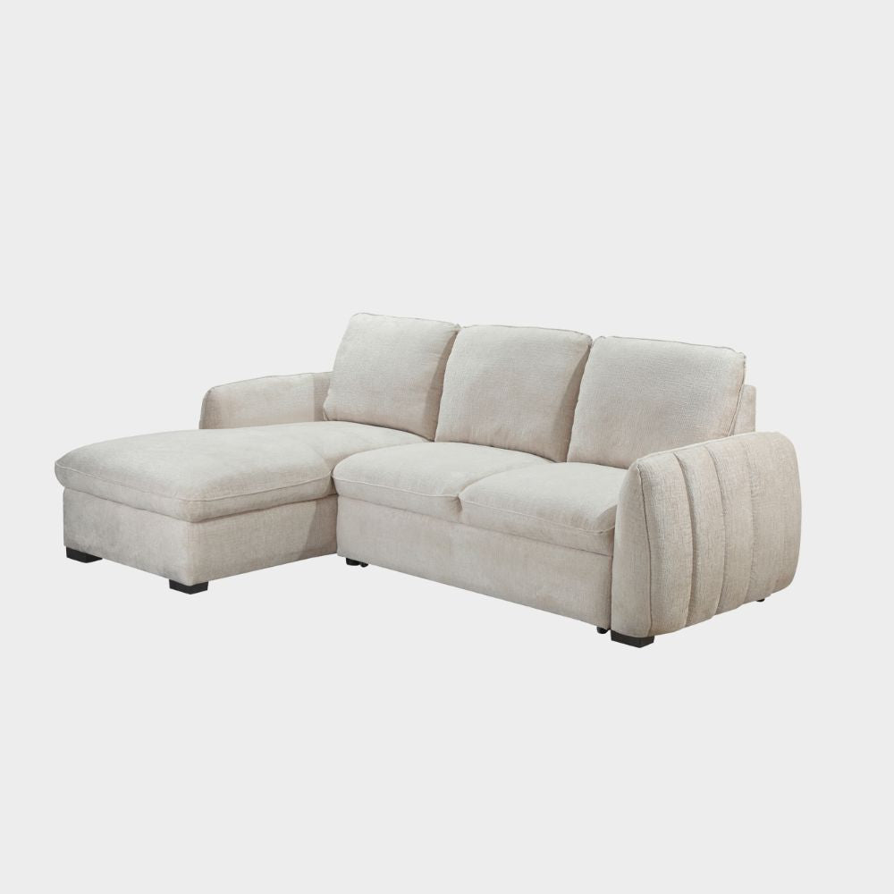 Sienna Sofa Bed Beige Left Hand Facing Corner
