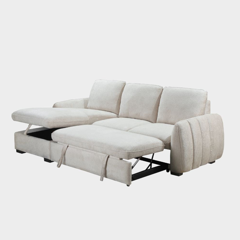 Sienna Sofa Bed Beige Left Hand Facing Corner