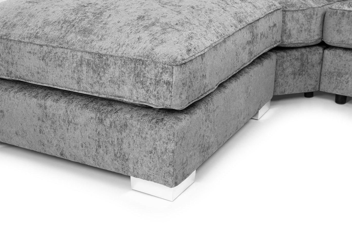 Bishop Fullback Sofa Platinum U Shape Corner