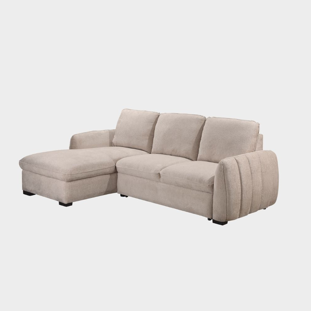 Sienna Sofa Bed Mushroom Left Hand Facing Corner