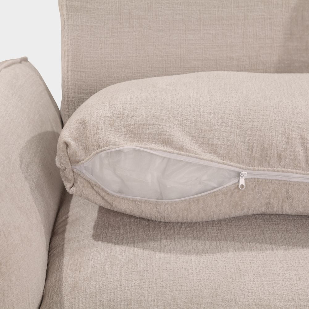 Sienna Sofa Bed Mushroom Left Hand Facing Corner
