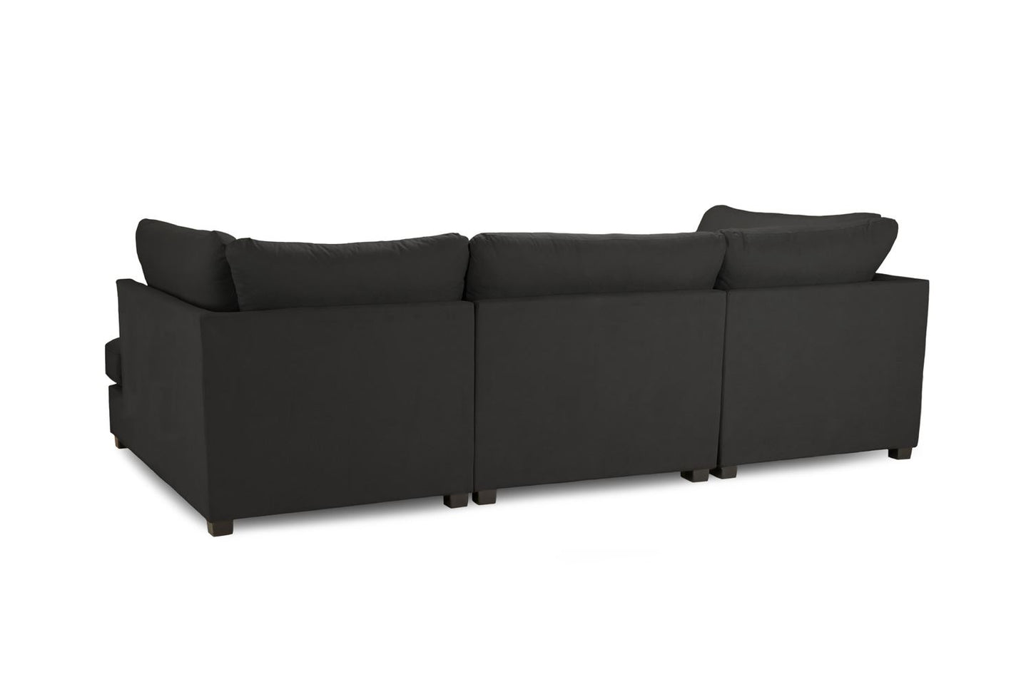 Carnaby Sofa Black U Shape Corner