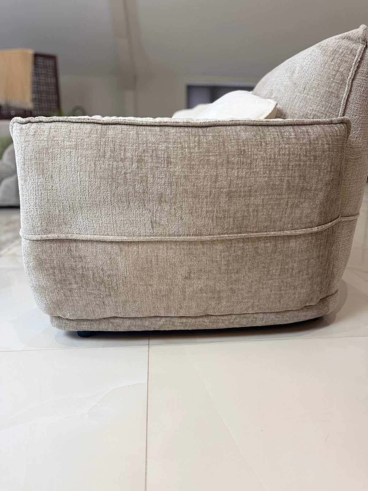 Marigold Sofa Beige 3 Seater