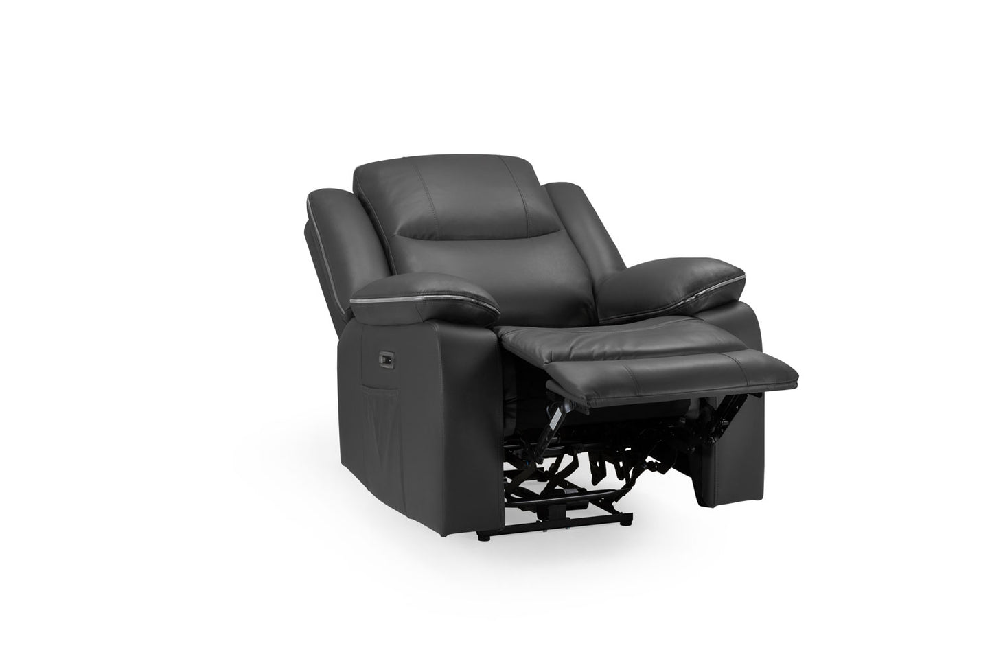 Harald Electric Recliner Sofa Black Armchair