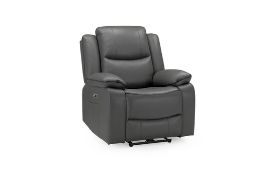 Harald Electric Recliner Sofa Grey Armchair