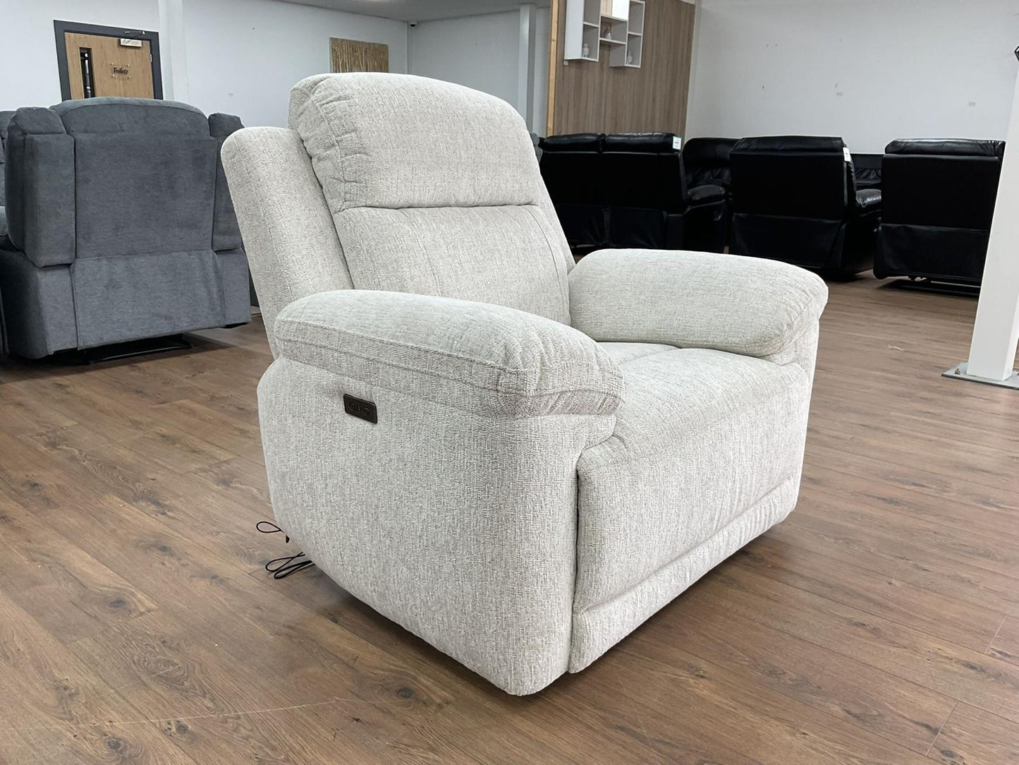 Owen Electric Recliner Sofa Armchair Beige