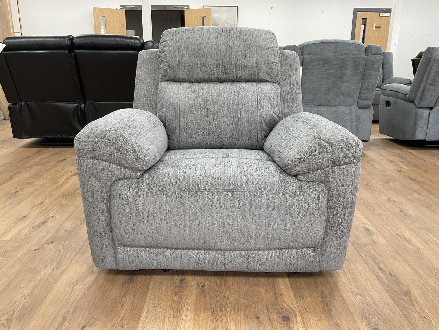 Owen Electric Recliner Sofa Armchair Grey