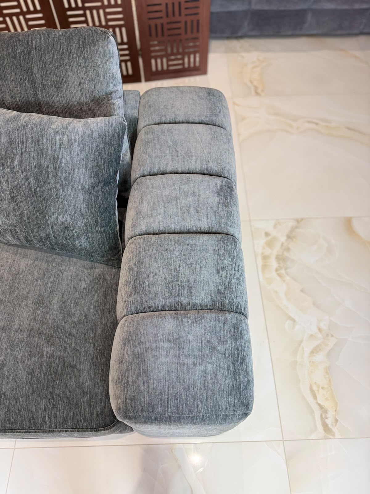 Clover Sofa Grey 3 Seater