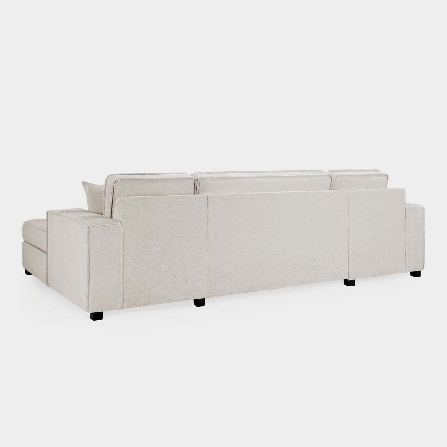 Milan Sofa Bed Beige U Shape Corner