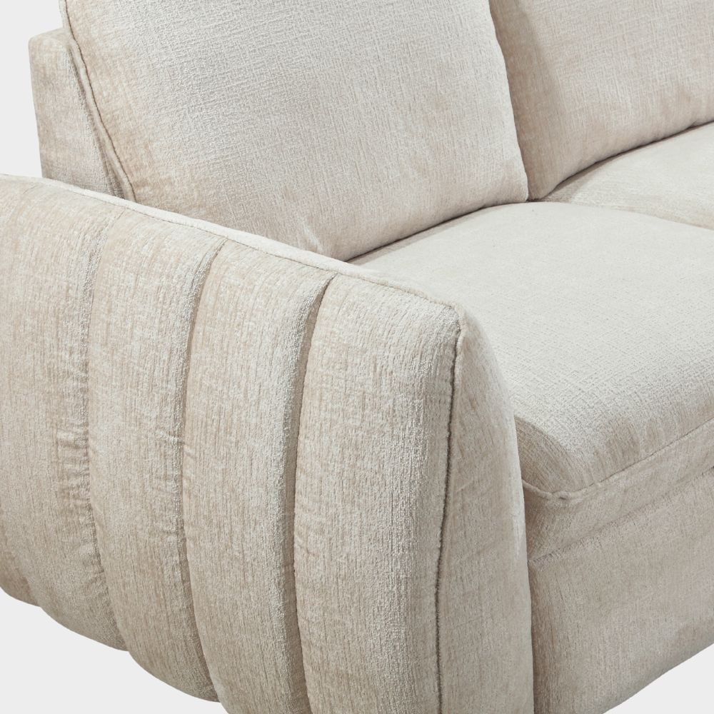 Sienna Sofa Bed Beige Right Hand Facing Corner