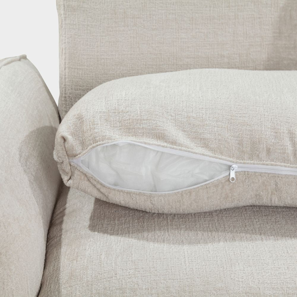 Sienna Sofa Bed Beige Right Hand Facing Corner