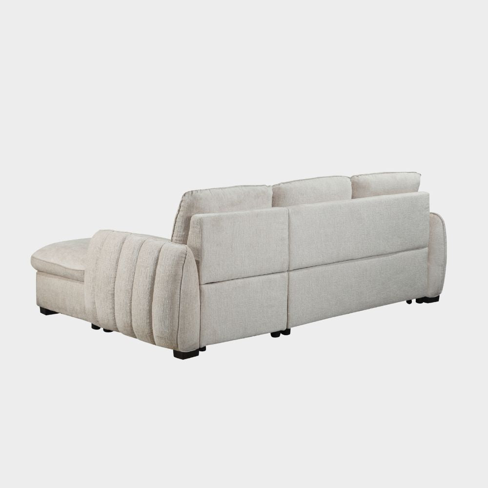 Sienna Sofa Bed Beige Right Hand Facing Corner