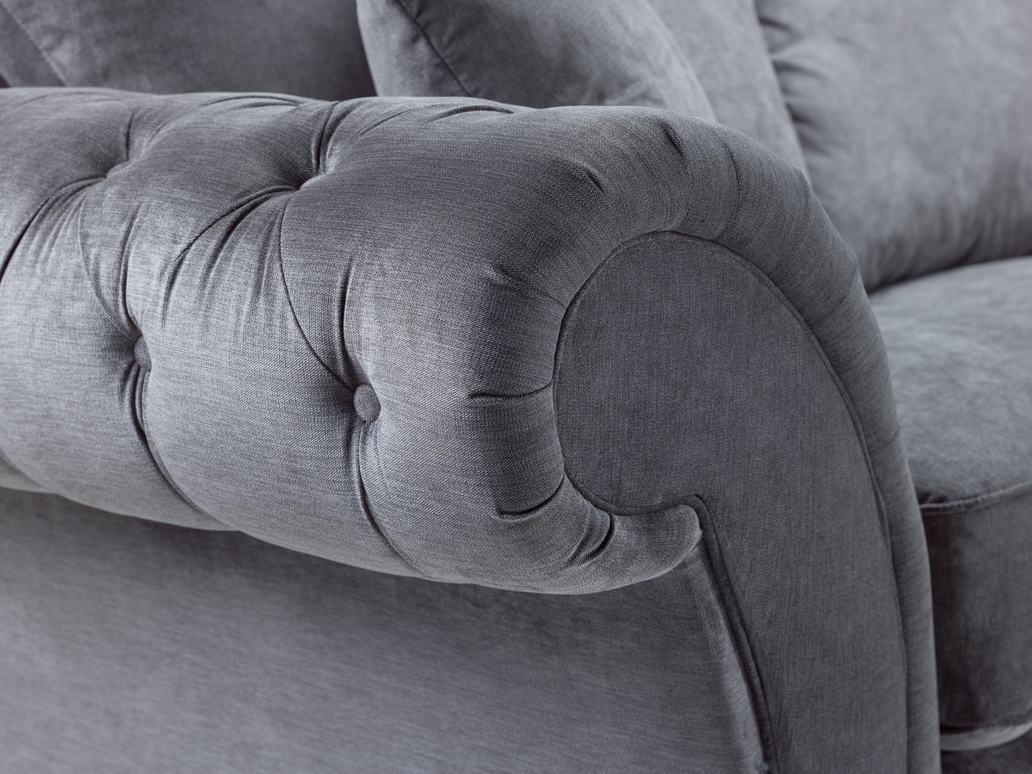 Windsor Fullback Sofa Grey Large Corner