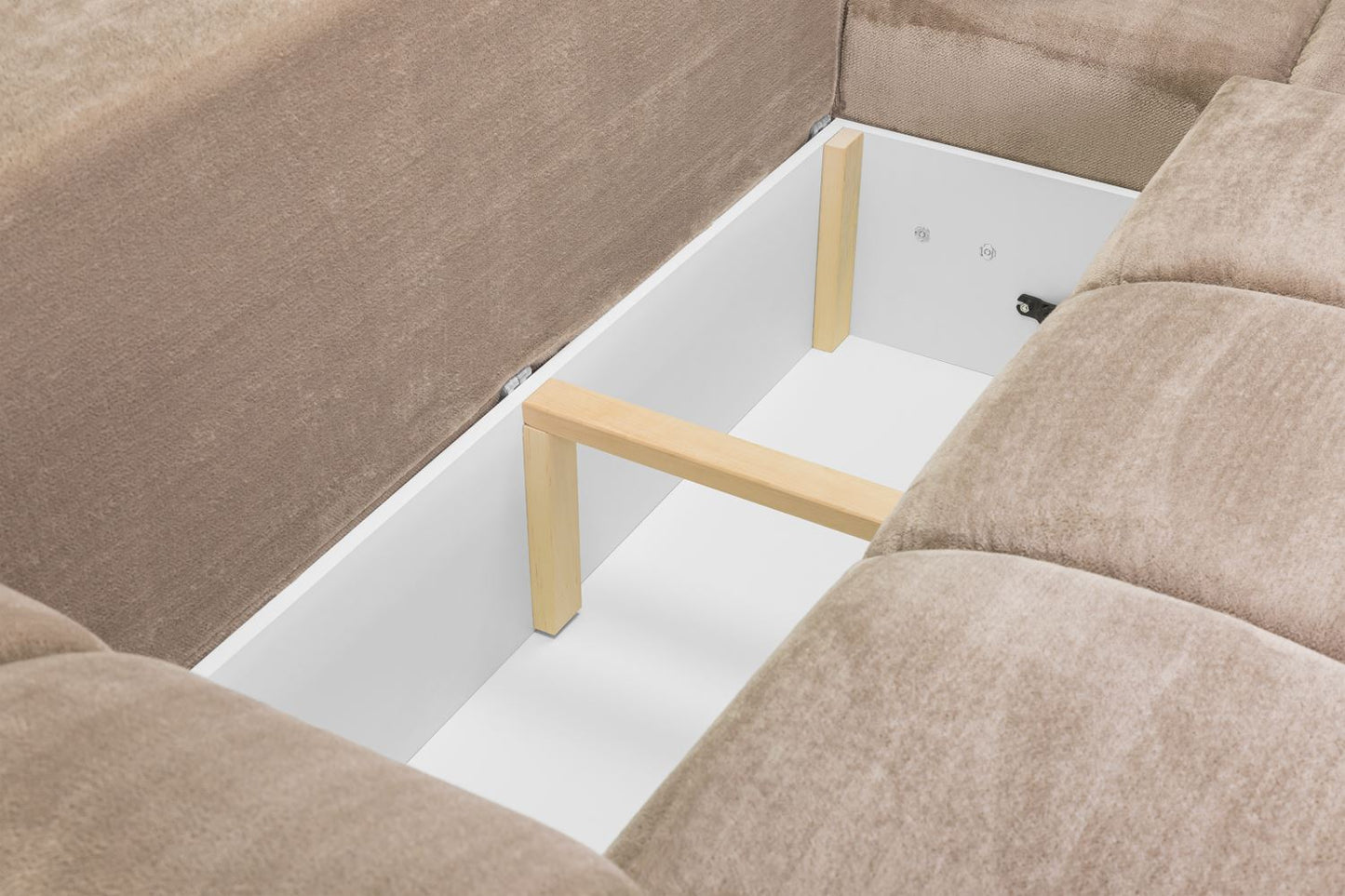 Azzuro Sofabed Mocha Universal Corner