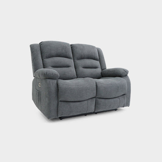 Alva Electric Recliner Sofa Graphite 2 Seater