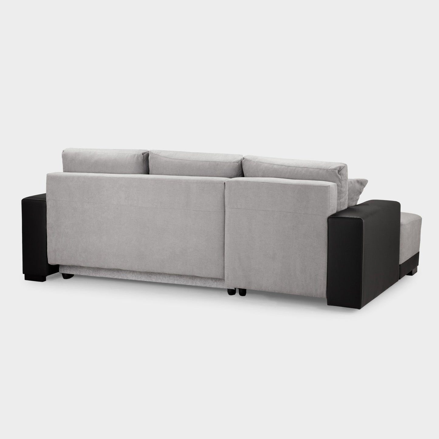 Cimiano Sofa Bed Black/Grey Left Hand Facing Corner