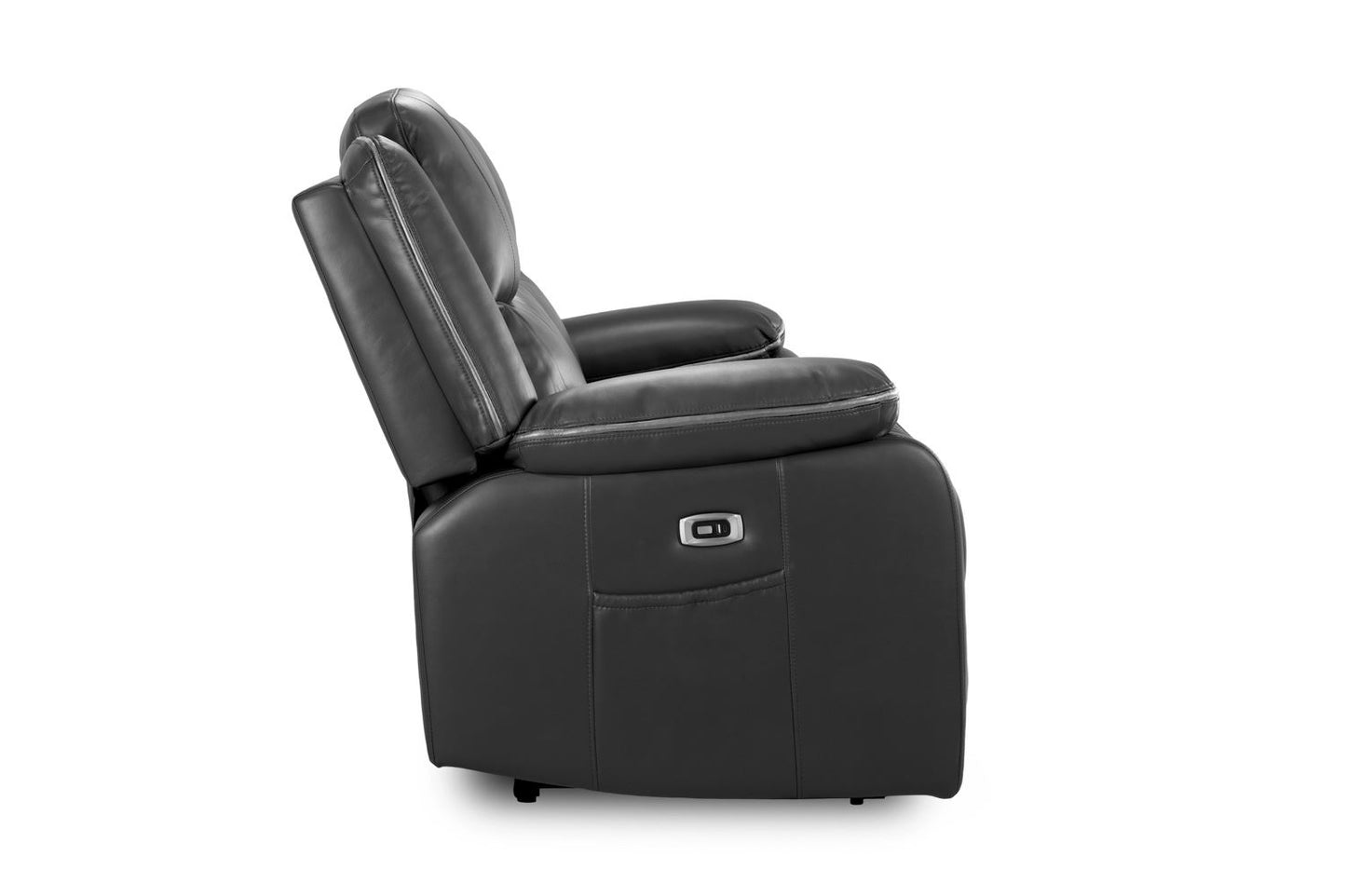 Harald Electric Recliner Sofa Black 2 Seater