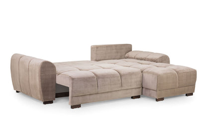 Azzuro Sofabed Mocha Universal Corner