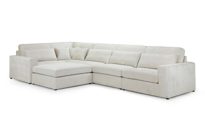 Kiana Modular Sofa Ivory Footstool