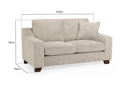 Nebraska Sofa Stone 2 Seater