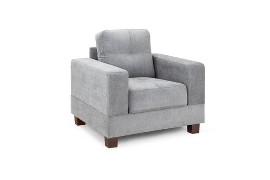 Jerry Sofa Grey Fabric Armchair