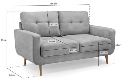 Aurora Sofa Grey 2 Seater