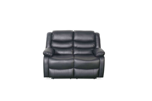 Conrad Recliner Sofa 2 Seater Black