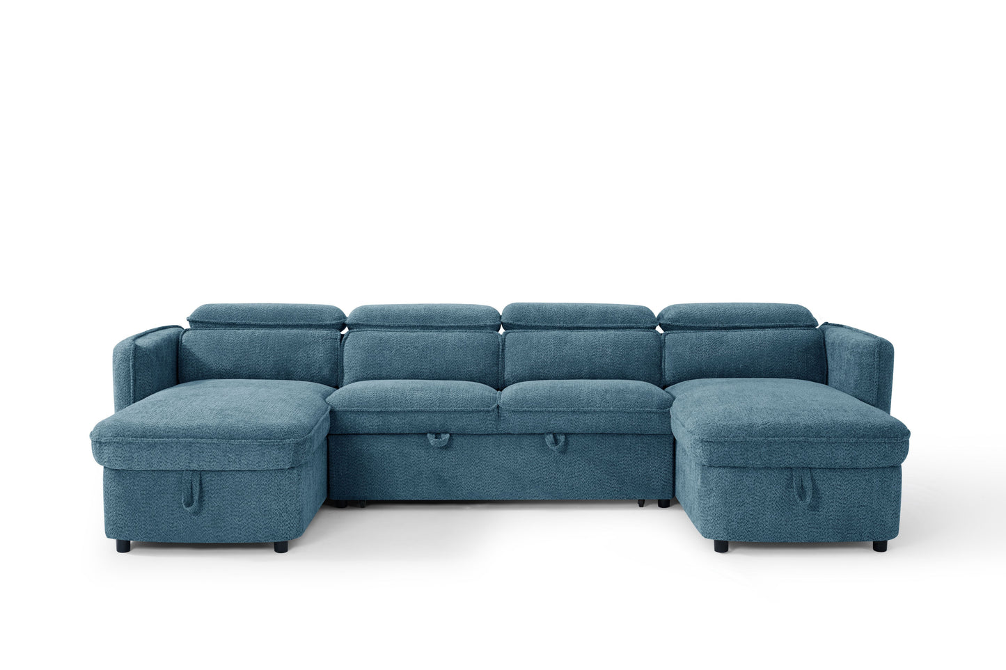 Capri Sofa Bed U Shape Corner Blue