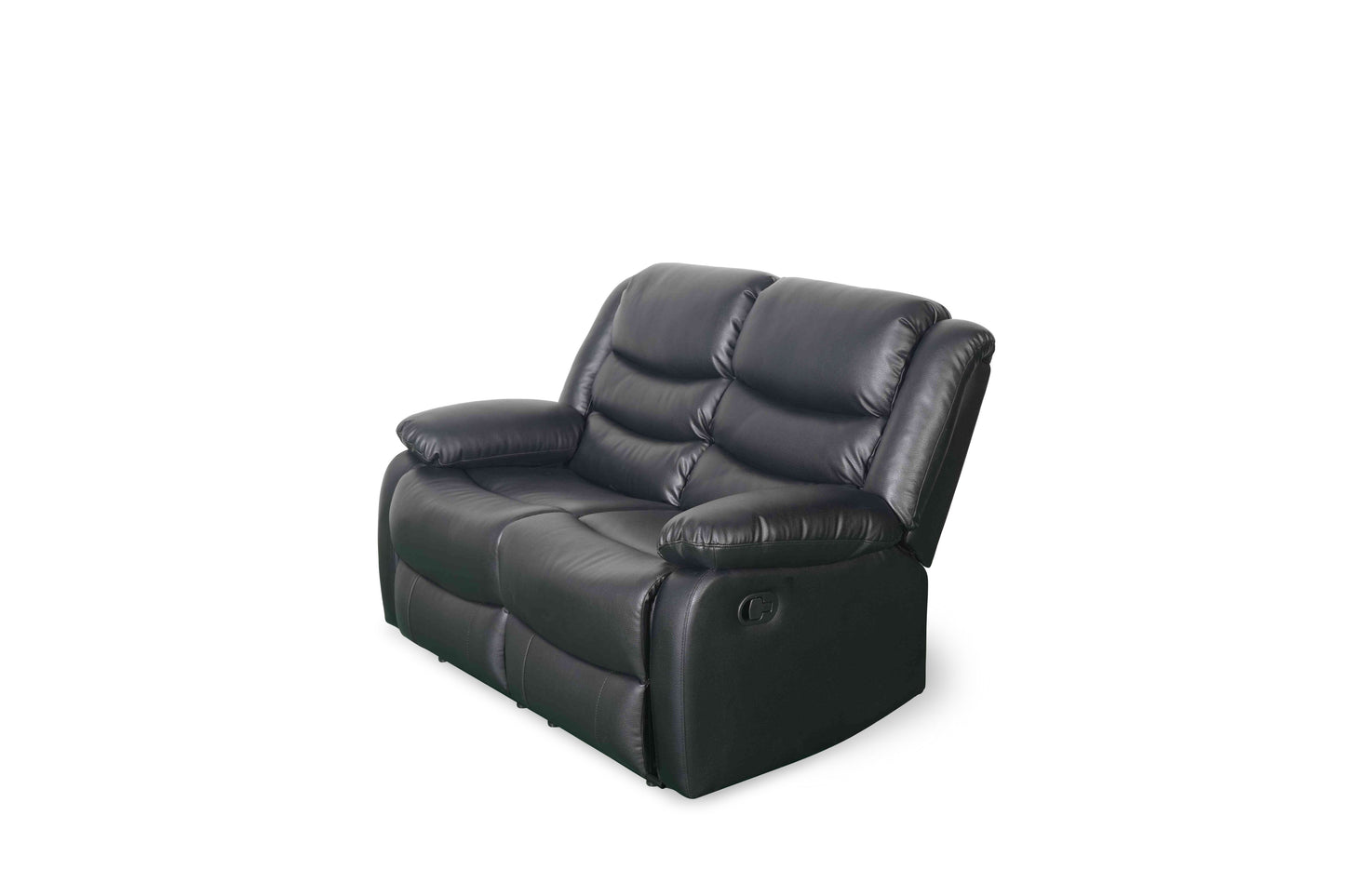 Conrad Recliner Sofa 2 Seater Black