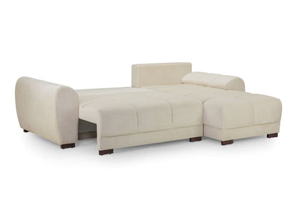 Azzuro Sofabed Cream Universal Corner