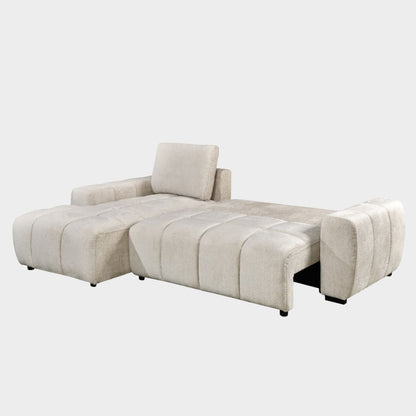 Lora Sofa Bed Beige Left Hand Facing Corner