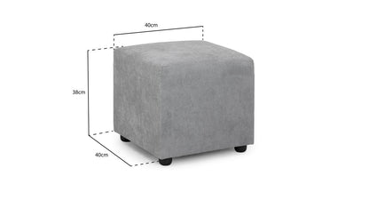 Viva Sofabed Grey Footstool