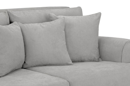 Summer Sofa Grey 4 Seater