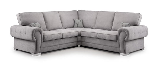 Verona Fullback Sofabed Grey Large Corner