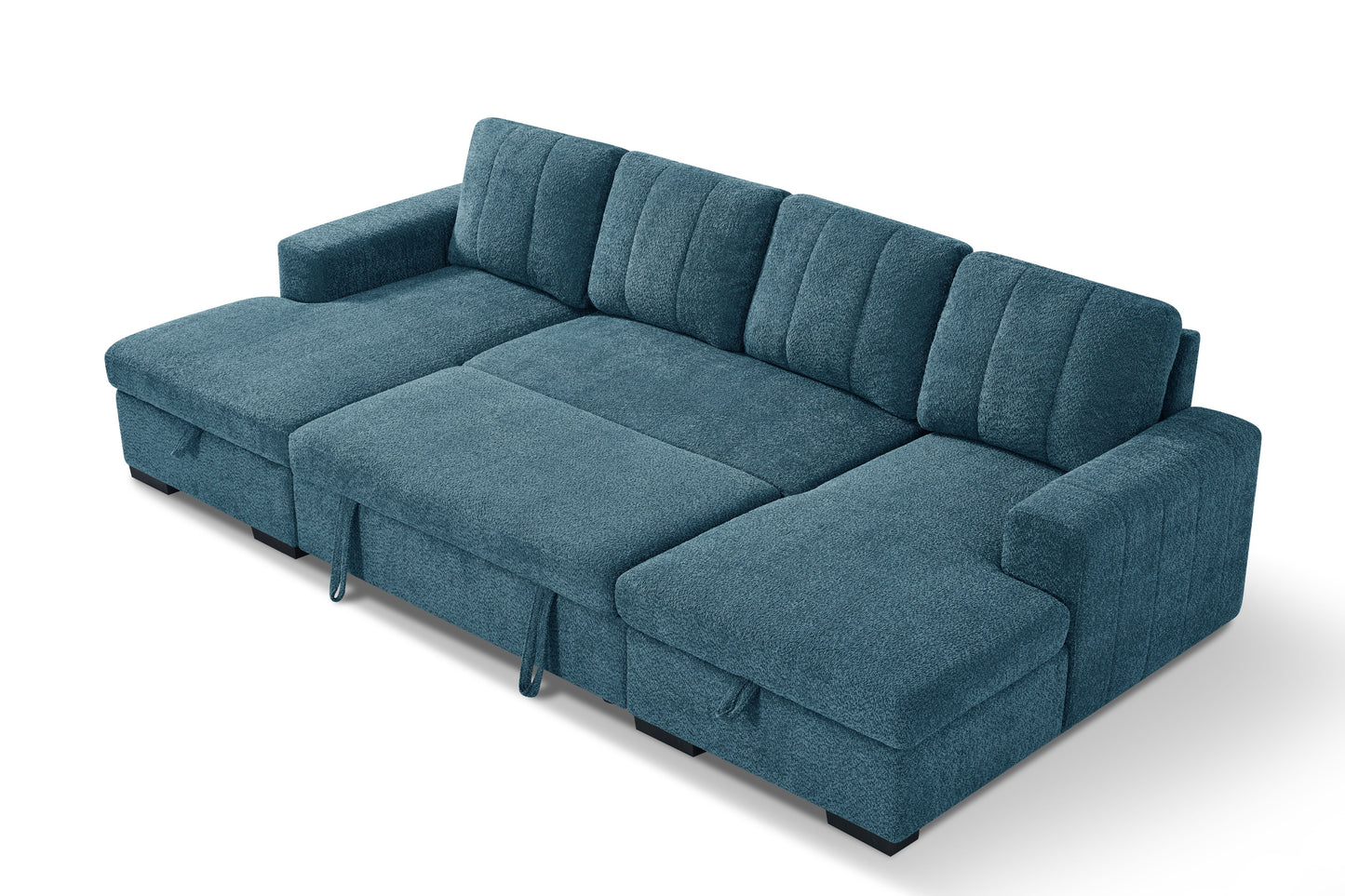 Como Sofa Bed U Shape Corner Blue