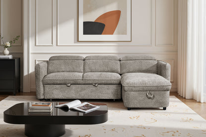 Capri Sofa Bed Universal Corner Grey