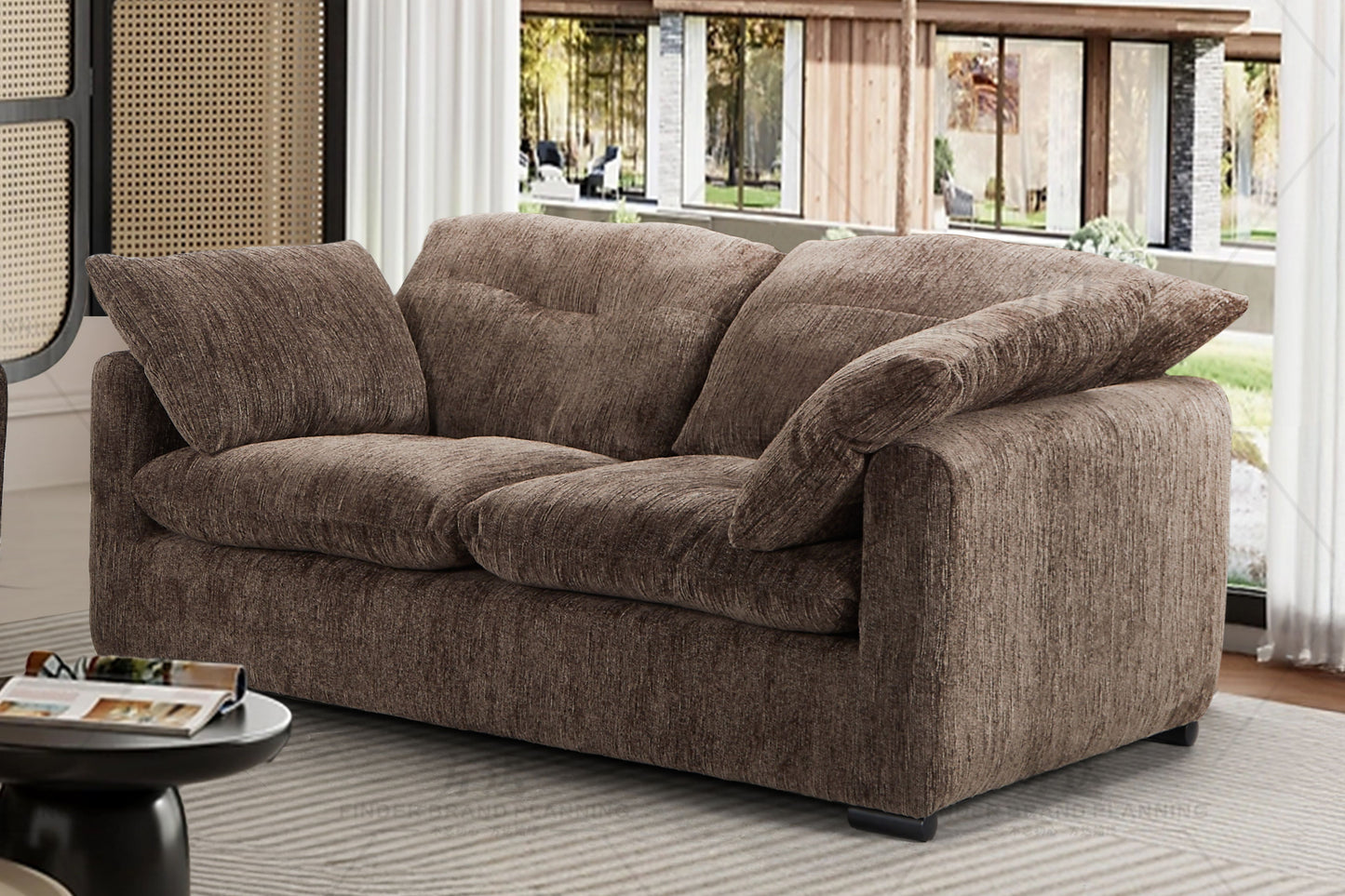 Quetta Sofa 2 Seater Brown