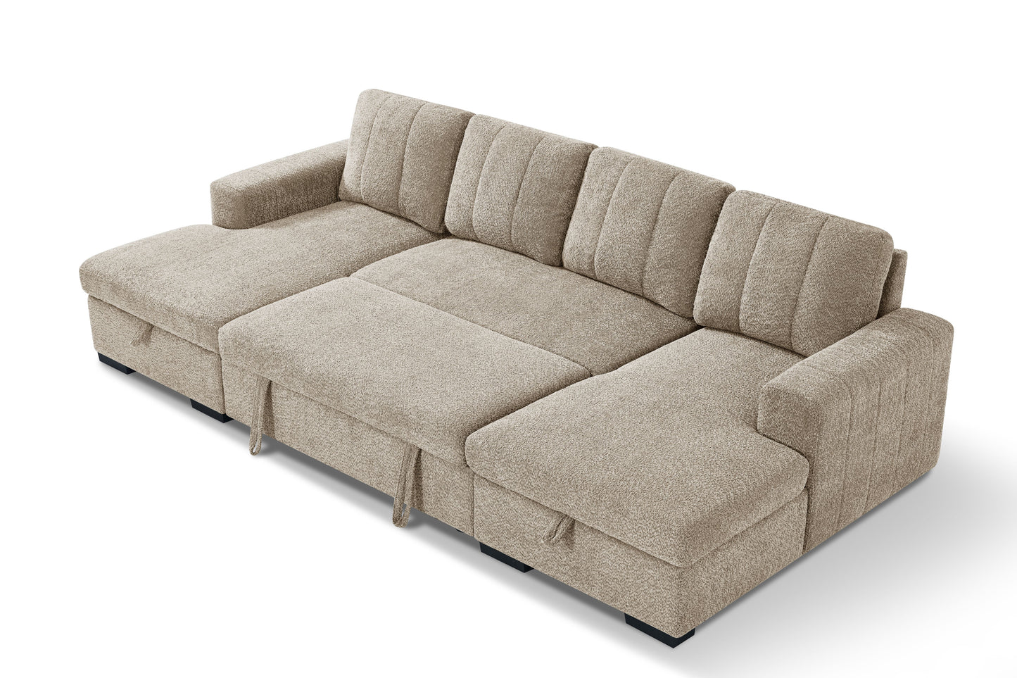 Como Sofa Bed U Shape Corner Beige