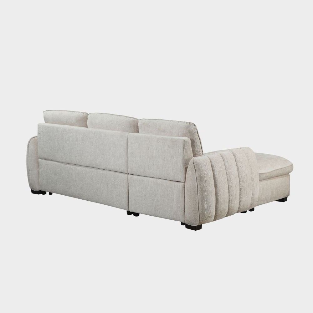 Sienna Sofa Bed Beige Left Hand Facing Corner