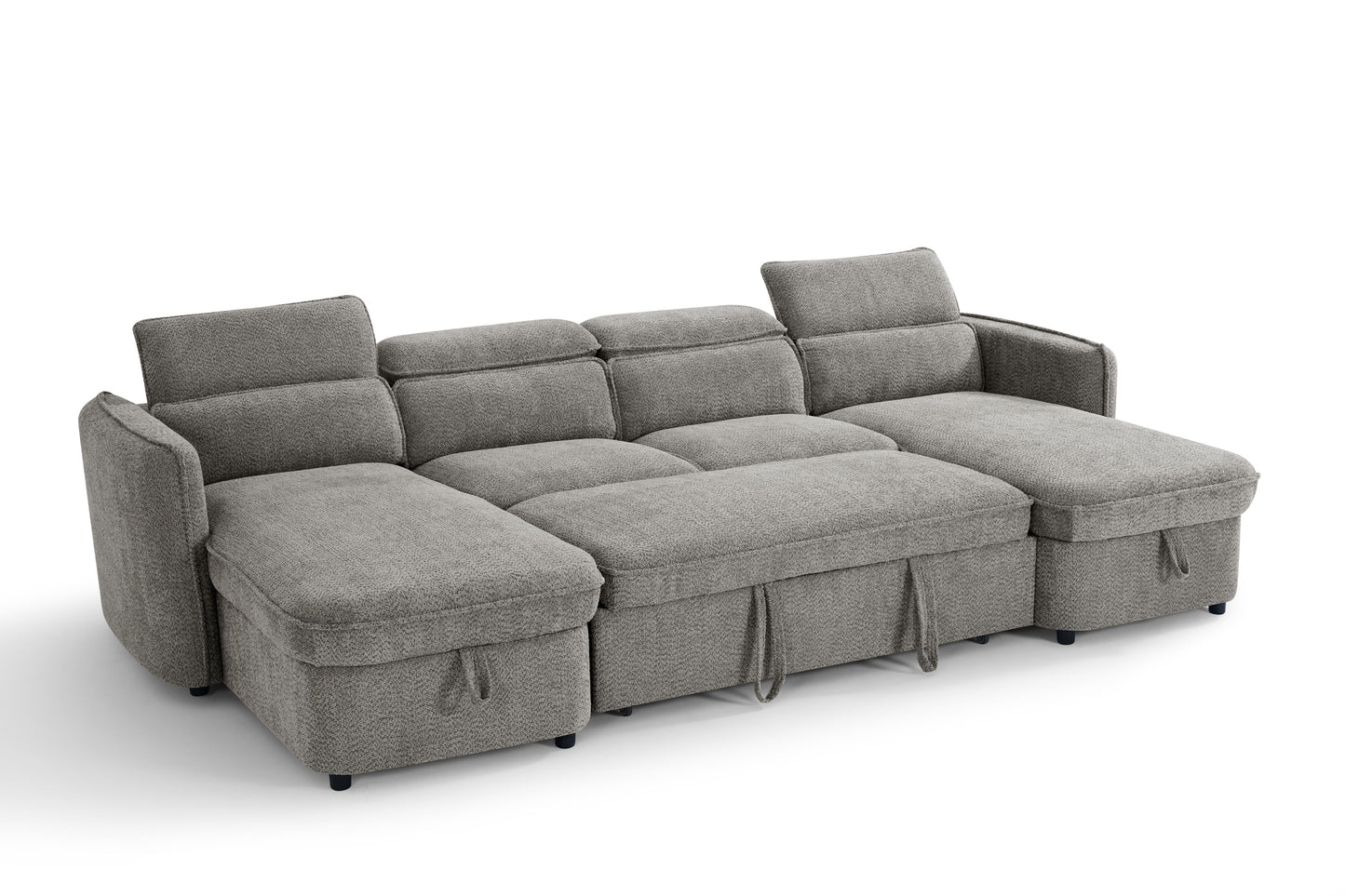 Capri Sofa Bed U Shape Corner Grey