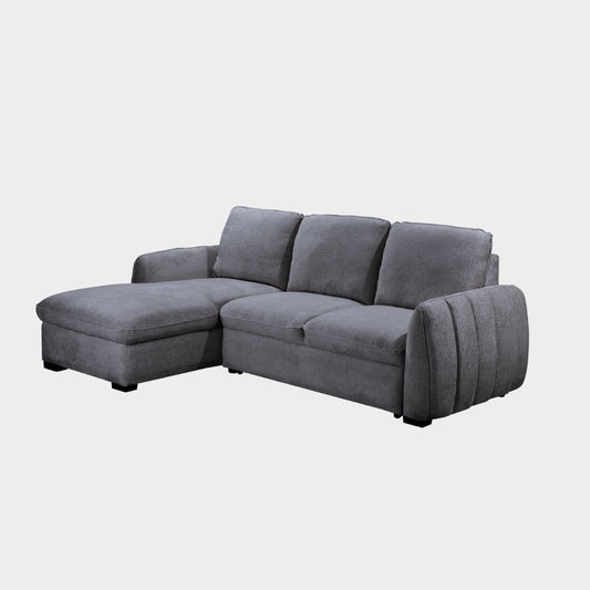 Sienna Sofa Bed Graphite Left Hand Facing Corner