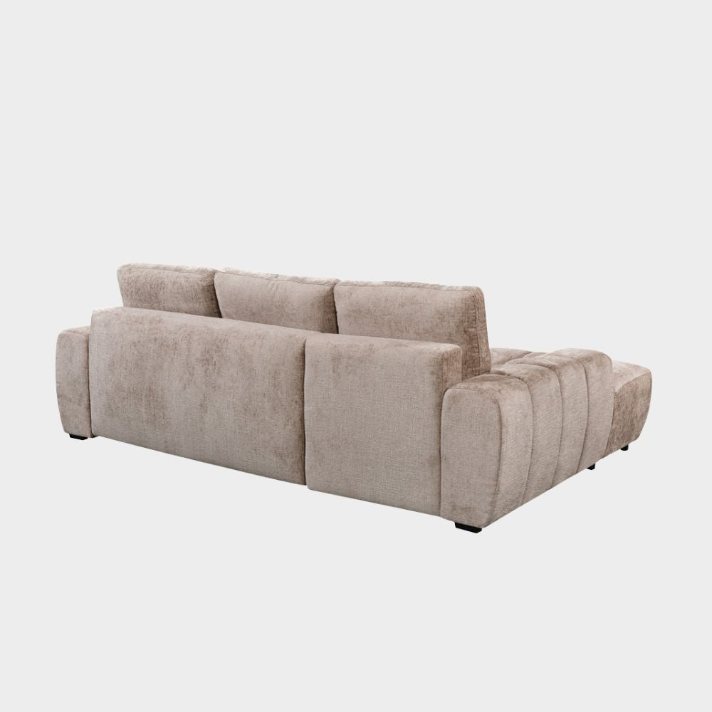 Lora Sofa Bed Mushroom Left Hand Facing Corner
