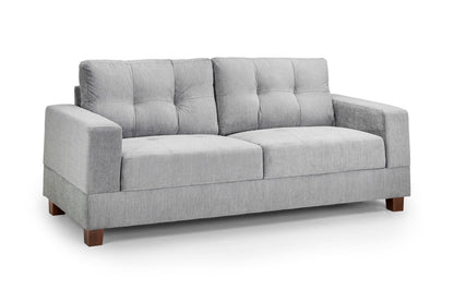 Jerry Sofa Grey Fabric 3 Seater