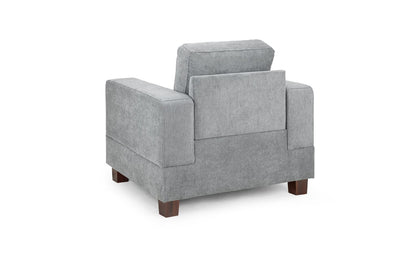 Jerry Sofa Grey Fabric Armchair
