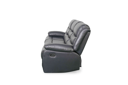 Conrad Recliner Sofa 3 Seater Black