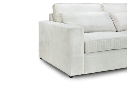 Kiana Modular Sofa Ivory Right Hand Arm Piece