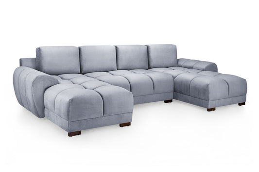 Azzuro Sofa Grey U Shape Corner