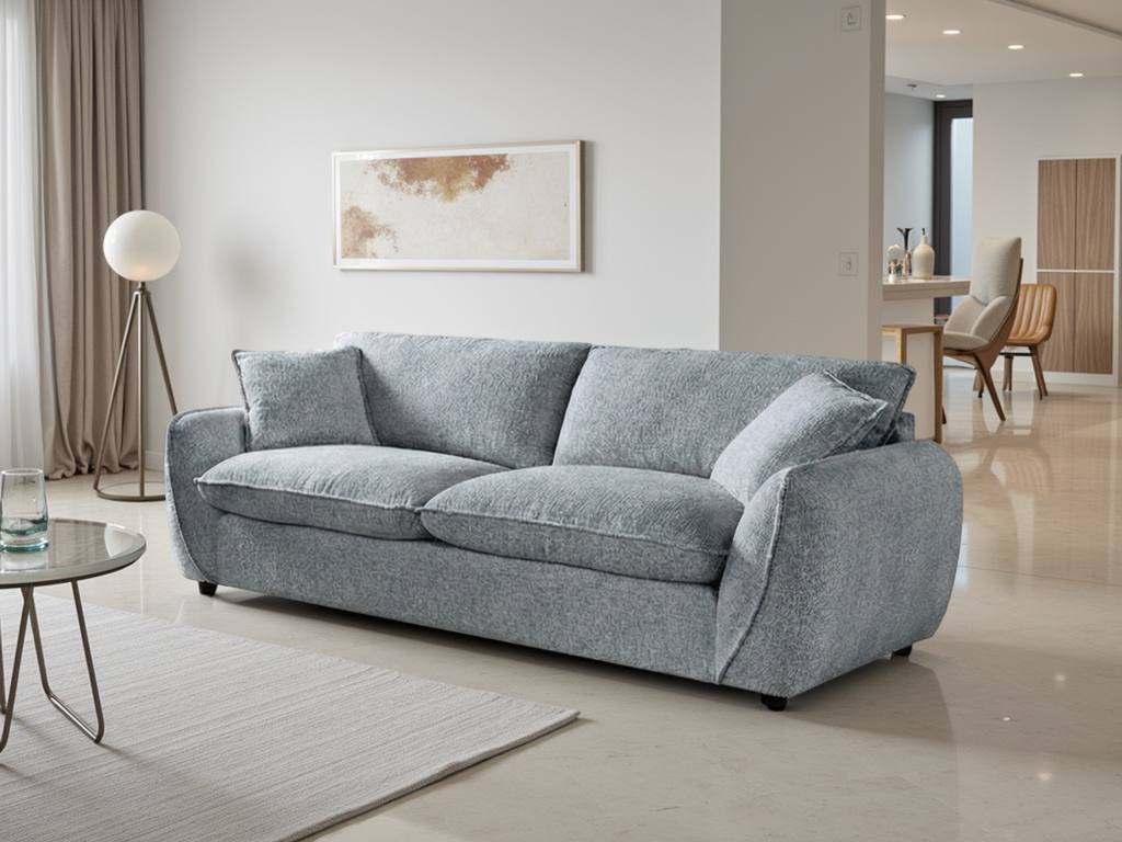 Berlin Sofa 3 Seater Grey